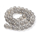 Natural Grey Agate Beads G-A047-1-2