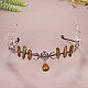 Dreimond-Haarbänder aus Metall PW-WG72751-02-1