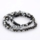 Half Plated Faceted Rondelle Glass Beads Strands GLAA-A024B-HP01-2