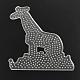 Giraffe ABC Plastic Pegboards used for 5x5mm DIY Fuse Beads DIY-Q009-37-2