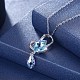 Модное ожерелье стерлингового серебра 925 стерлингового серебра NJEW-BB30754-B-4