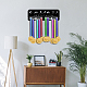 Porte-médaille en fer à thème heptathlon support mural d'affichage ODIS-WH0021-595-5