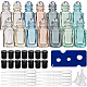 BENECREAT 14 Packs 3ml Multi-color Travel Essential Oil Roller Bottle Mini Glass Cosmetic Vials with Opener DIY-BC0002-07-1