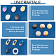 Unicraftale 30Pcs 15 Styles 304 Stainless Steel Stud Earring Findings STAS-UN0048-90-5