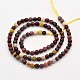 Faceted Round Natural Mookaite Beads Strands G-E302-062-4mm-2