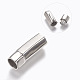 304 Stainless Steel Bayonet Clasps STAS-O114-044C-P-1