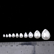Cabujones de perlas de imitación de plástico ecológico MACR-S283-02E-27-3