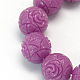 Synthetic Coral Beads Strands CORA-E002-8mm-08-1