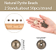 ARRICRAFT Natural Pyrite Beads Strands G-AR0001-66-2