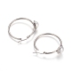 304 Stainless Steel Hoop Earrings STAS-D171-13P-2