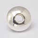925 Sterling Silber Zwischenperlen, Scheibe, Silber, 5x2.5 mm, Bohrung: 1.5 mm