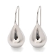 Серьги-подвески из латуни в форме слезы EJEW-B132-06P-4