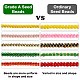 12/0 Mode DIY Grade ein Glas lose Spacer Saatperlen&nbsp;X-SEED-Q009-FJX21-3