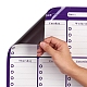 Magnetic Dry Erase Weekly Calendar for Fridge AJEW-E043-07A-4