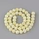 Synthetic Crackle Quartz Beads Strands GLAA-S134-8mm-06-4