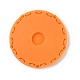 ヨーヨーメーカーツール  DIY生地針編み花用  ラウンド  オレンジ  90x6.3mm DIY-H120-A01-02-3