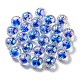 Placage uv perles acryliques irisées arc-en-ciel OACR-A014-02E-3