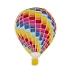レインボーエナメルピン  金合金ブローチ  熱気球  41x29mm PW-WG20493-02-1