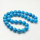 Chapelets de perles rondes en jade de Mashan naturelle G-D263-10mm-XS10-2