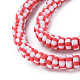 Handgemachte Fimo-Perlen Stränge CLAY-N008-042D-3