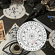 Ahandmaker 12 set di tavole per pendolo costellazione di segni zodiacali DIY-GA0004-24H-7
