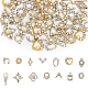 Chgcraft 60 pièces 14 styles breloques d'ongles strass nail art strass cabochons 3d balancent breloques d'ongles bijoux d'art d'ongle diamants pour 3d ongles art décoration MRMJ-CA0001-37-1