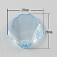 Transparent Acrylic Pendants TACR-R15-5-1
