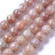 Galvaniser des perles de pierre de soleil naturelles G-F627-03-E01-1