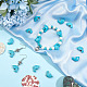 SUNNYCLUE 1 Box 100Pcs Dolphin Beads Turquoise Beads Bulk Sea Animal Bead Blue Ocean Summer Hawaii Healing Energy Fish Spacer Loose Bead for Jewelry Making Necklace Bracelet Earring Women DIY Crafts G-SC0002-34A-5