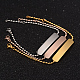 Simple Fashion 304 Stainless Steel Blank ID Bracelets X-BJEW-H476-01-1