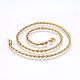 304 Stainless Steel Rope Chain Necklaces NJEW-F226-03G-02-1