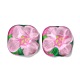 Oil Painting Style Resin Cabochons CRES-P019-01C-2