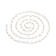 Handgemachte natürliche Süßwasserperlen Perlenketten AJEW-JB01088-02-5