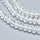 Chapelets de perles en cristal de quartz naturel G-E530-15K-3