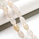 Chapelets de perles en agate blanche naturelle&nbsp;G-B106-B07-01-1