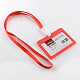 Frosted Plastic Neck Strap Card Holders X-AJEW-R043-M2-2