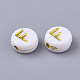 Perles acryliques plaquées X-PACR-R242-01F-2