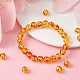 Perles d'ambre d'imitation de résine RESI-YW0001-49-5