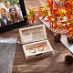 PHパンダホール木製リングボックス  私と一緒に彫刻結婚指輪ボックスジュエリー収納ボックスリングイヤリングブレスレットネックレスヴィンテージリングケース結婚式のプロポーズ婚約 AJEW-WH0283-92-5
