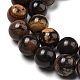 Rhodonite naturale perle tonde fili G-R494-A21-04-3
