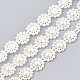 Filo di ghirlanda con bordi in rilievo di perle imitazione plastica AJEW-S071-05A-1