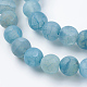 Natural Weathered Agate Beads Strands G-G589-10mm-14-3