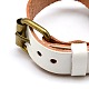 Модные ретро мужские антикварные бронзовые сплав кварцевые часы кожаные наручные часы X-WACH-M097-02-3