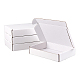 ベネクリエイト紙箱  フリップカバー  正方形  ホワイト  完成品：15x15x5cm CON-BC0001-66A-1