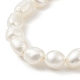 Collar y pulsera de perlas barrocas naturales con 304 cadena de clip de acero inoxidable SJEW-JS01262-7