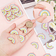 SUNNYCLUE 1 Box 30Pcs Rainbow Charms Enamel Colorful Charms Weather Charms for Jewelry Making Multi Color Charms Rainbow Pendants Bulk Earrings Bracelets Keychain Necklace Supplies DIY Craft FIND-SC0002-96-3