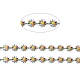304 cadenas de eslabones de acero inoxidable de flores CHS-C004-02P-2