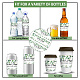 Autocollants adhésifs pour étiquettes de bouteilles DIY-WH0520-002-5