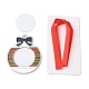 Decoraciones colgantes de aleación en blanco de sublimación temática navideña DIY-L070-01A-2