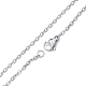 304 Edelstahl-Kabelketten-Halskette für Männer und Frauen NJEW-N050-A02-S20-2